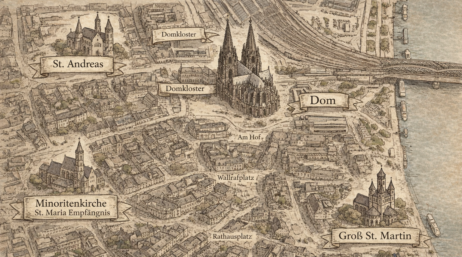 Die vier Kirchen