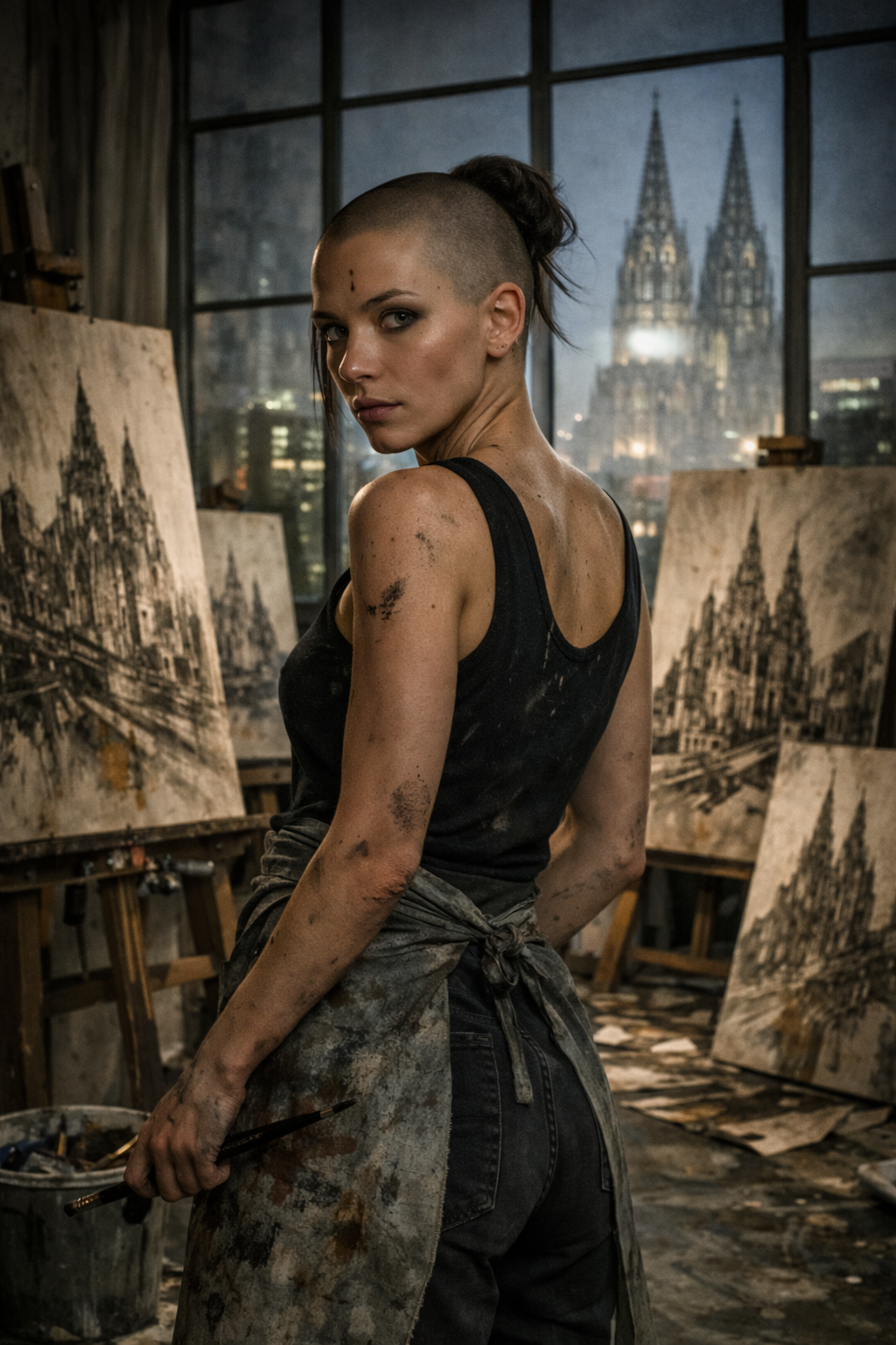 Alena Marković — im Atelier