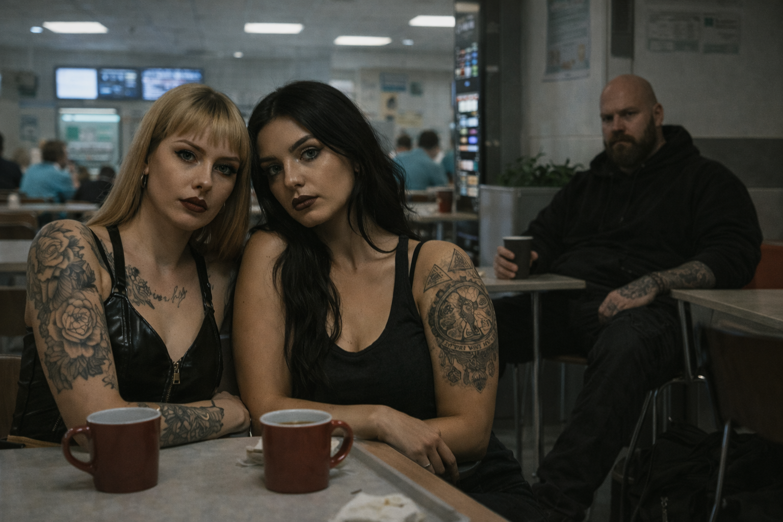 Naya, Lissy und Bran — Cafeteria Uniklinik